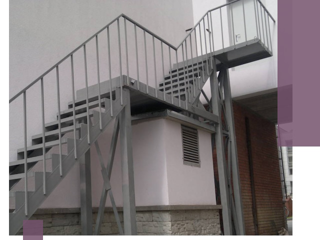 Монтаж пожарных лестниц под ключ в Минеральных Воде с гарантией качества