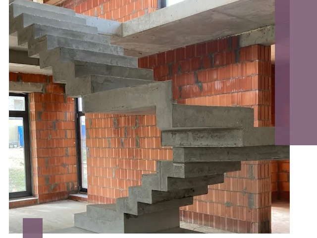 Изготовление бетонных лестниц под ключ в Минеральных Воде