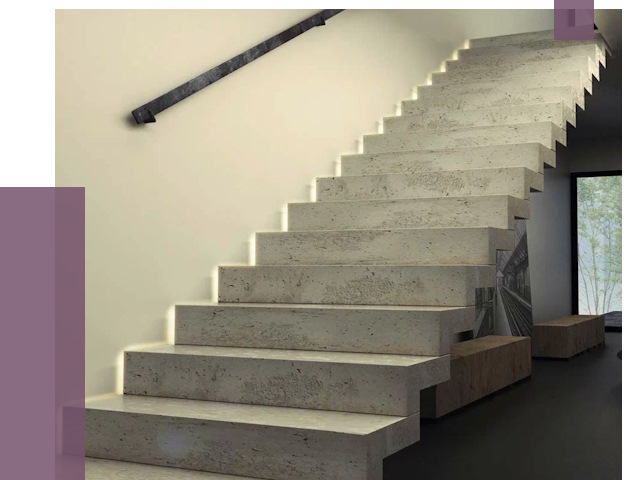 Облицовка бетонных лестниц в Минеральных Воде от 4661 руб/м2 