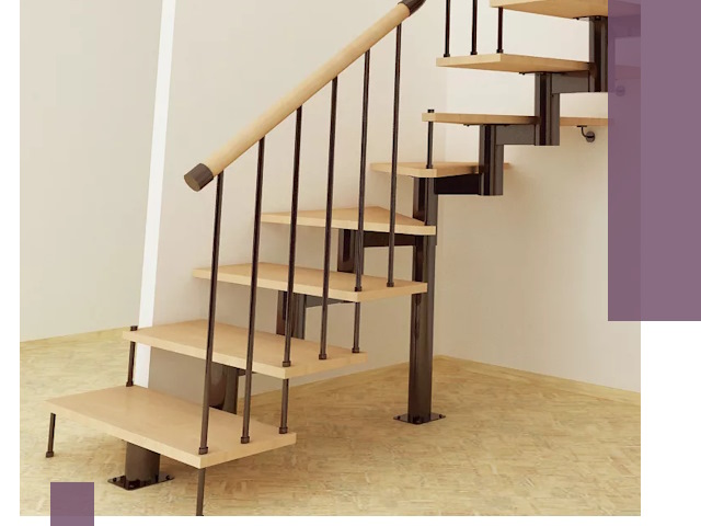 Монтаж лестниц на больцах в Минеральных Воде — быстро и надежно