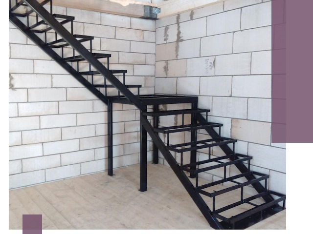 Лестницы на металлокаркасе под ключ в Минеральных Воде — изготовление и монтаж