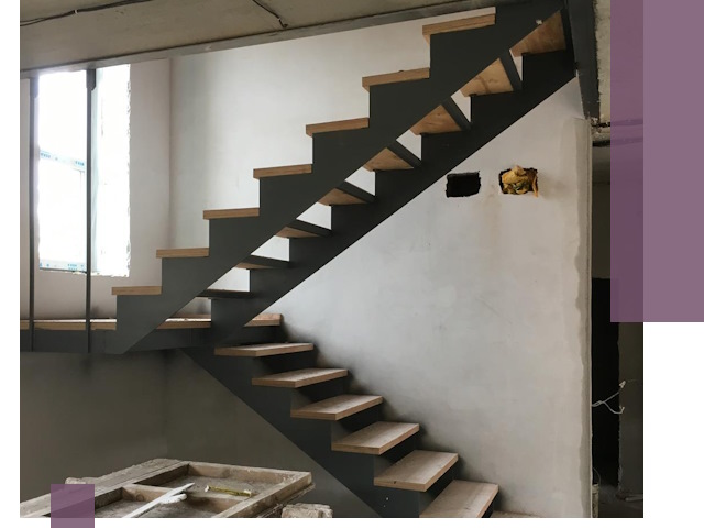 Изготовление лестниц на металлокаркасе в Минеральных Воде от производителя