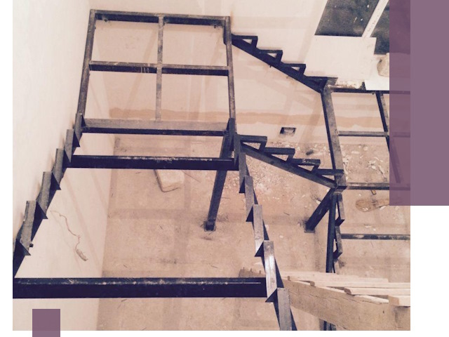 Монтаж лестниц на металлокаркасе в Минеральных Воде быстро и качественно