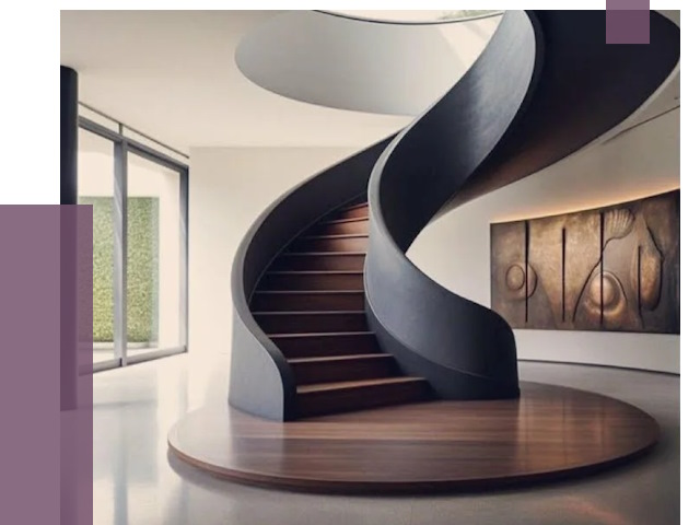 Элитные лестницы под заказ в Минеральных Воде от 191623 руб. — ПРОЛЁТ-Мнр