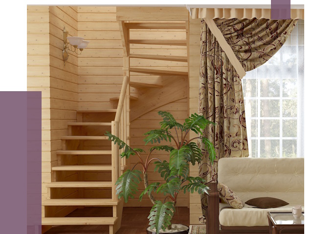 Лестницы для дачи в Минеральных Воде от 76908 руб.  | ПРОЛЁТ-Мнр