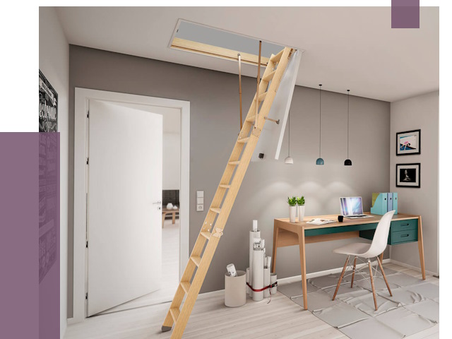 Чердачные лестницы в Минеральных Воде — от 14760 руб. | ПРОЛЁТ-Мнр