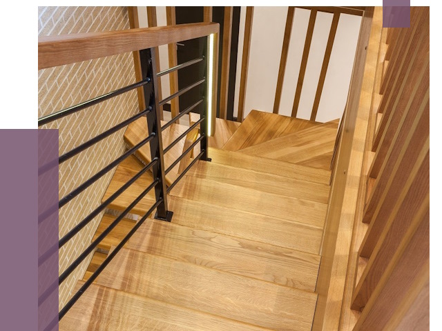 Лестницы из ясеня в Минеральных Воде под ключ от 10151 руб. 