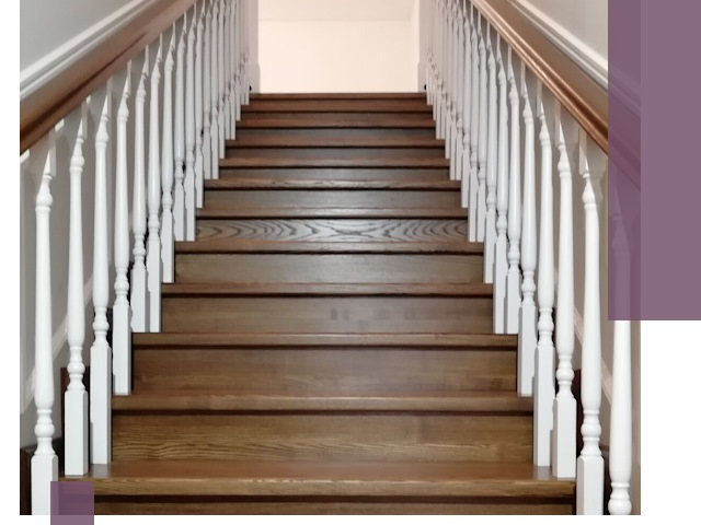 Лестницы из ясеня на заказ в Минеральных Воде — изготовление и монтаж