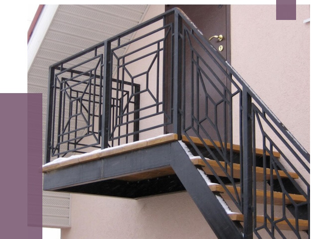 Металлические перила в Минеральных Воде от 4350 руб.  | ПРОЛЁТ-Мнр