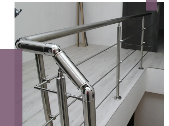 Перила из нержавеющей стали в Минеральных Воде от 9115 руб. под ключ | ПРОЛЁТ-Мнр