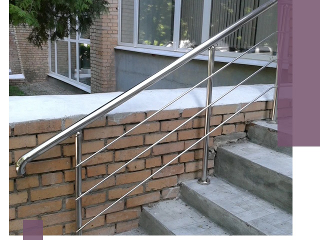 Перила из нержавеющей стали высокого качества в Минеральных Воде