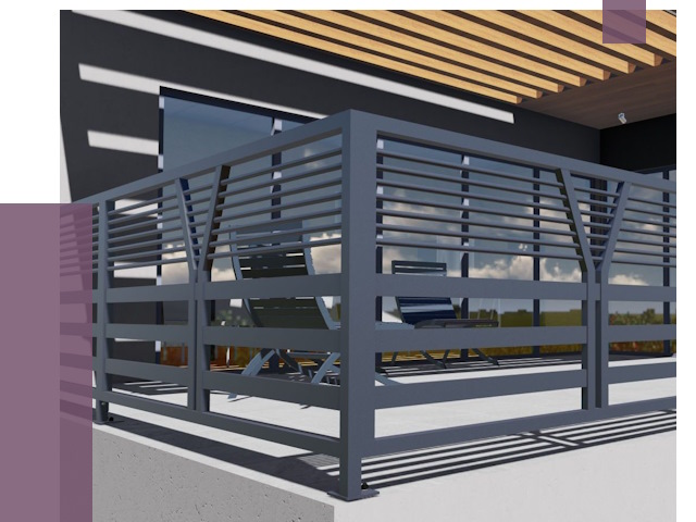 Изготовление балконных ограждений в Минеральных Воде от 10876 руб. | ПРОЛЁТ-Мнр