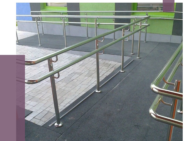 Ограждения пандусов в Минеральных Воде от 4402 руб. монтаж | ПРОЛЁТ-Мнр
