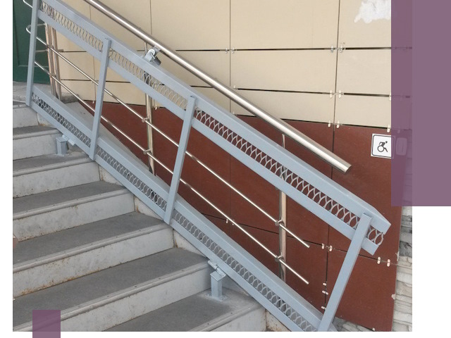 Изготовление откидных пандусов под ключ в Минеральных Воде