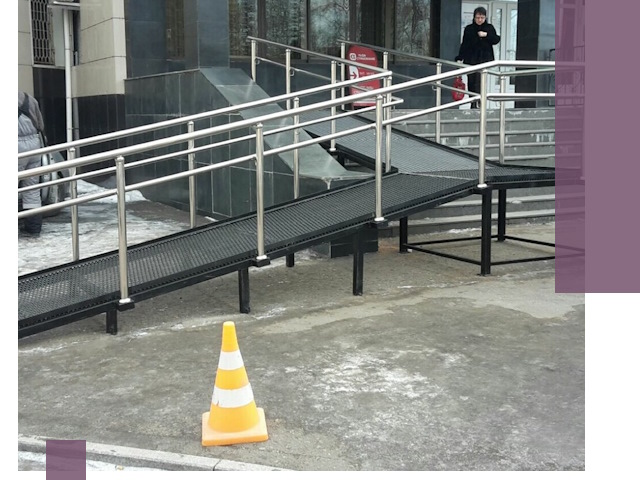 Стационарные пандусы под ключ в Минеральных Воде — изготовление и монтаж