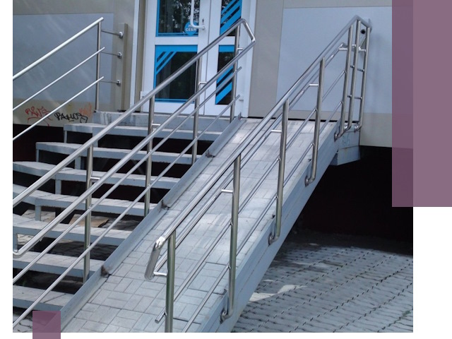 Пандус на крыльцо под ключ в Минеральных Воде: монтаж и изготовление