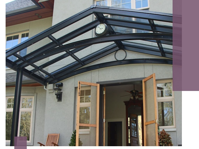 Изготовление и монтаж навесов и козырьков в Минеральных Воде