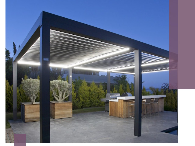 Навесы отдельно стоящие под ключ в Минеральных Воде из металла и поликарбоната