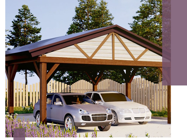 Навесы для автомобиля в Минеральных Воде — изготовление и монтаж