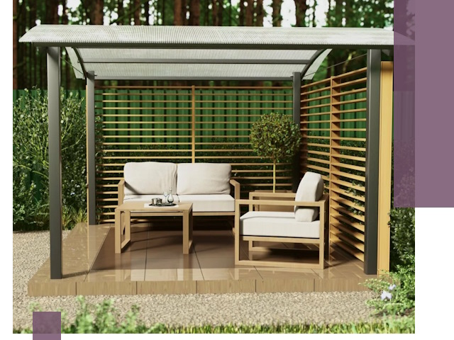 Навесы для дачи в Минеральных Воде: изготовление, монтаж и демонтаж