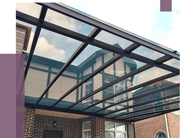 Навесы из поликарбоната в Минеральных Воде от 8721 руб. под ключ — ПРОЛЁТ-Мнр