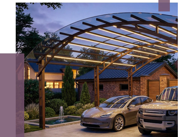 Металлические навесы в Минеральных Воде от 12844 руб. под ключ — ПРОЛЁТ-Мнр