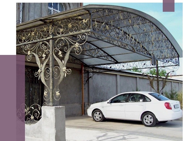 Кованые навесы в Минеральных Воде от 14760 руб. | ПРОЛЁТ-Мнр