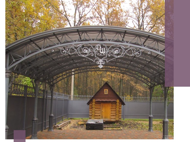 Кованые навесы премиум-класса под заказ в Минеральных Воде