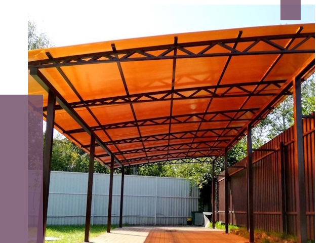 Односкатные навесы под ключ в Минеральных Воде от 13310 руб. 