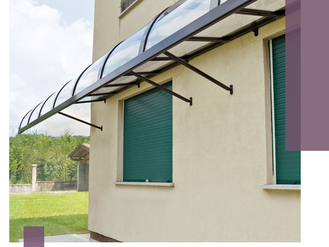 Козырьки над окнами в Минеральных Воде — изготовление и монтаж по выгоде