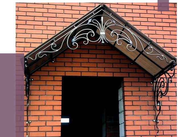 Металлические козырьки в Минеральных Воде от 10824 руб. 