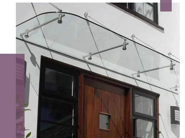 Стеклянные козырьки в Минеральных Воде от 19162 руб. | ПРОЛЁТ-Мнр