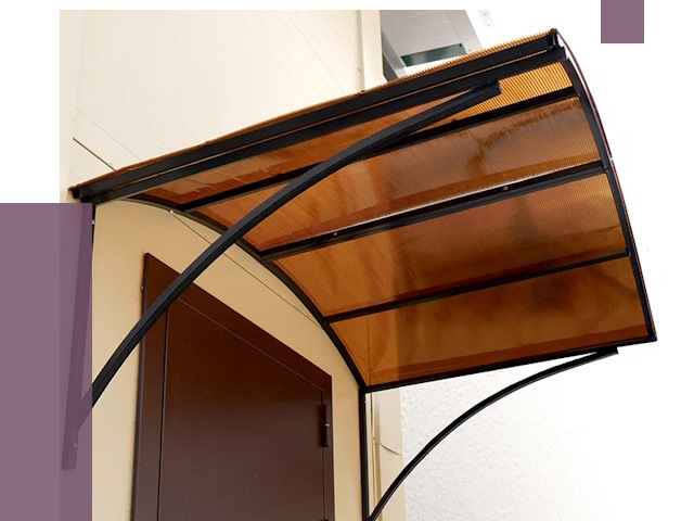 Недорогие козырьки в Минеральных Воде от 7686 руб.  | ПРОЛЁТ-Мнр