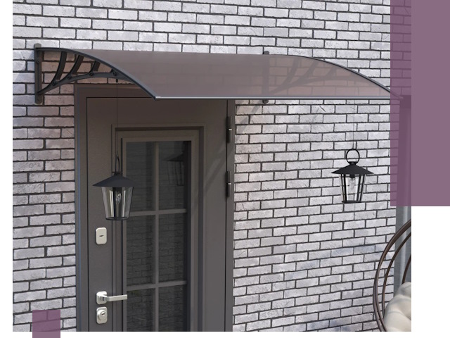 Недорогие козырьки и навесы под ключ в Минеральных Воде