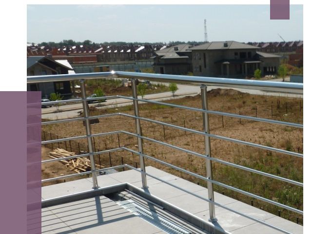 Парапеты из нержавеющей стали в Минеральных Воде от 8079 руб. за м² | ПРОЛЁТ-Мнр