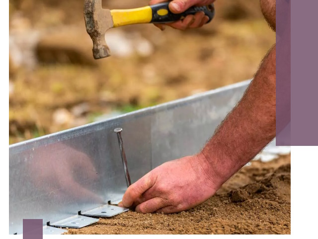 Монтаж металлических бордюров в Минеральных Воде быстро и качественно