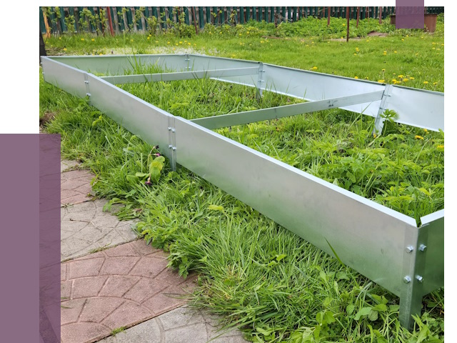 Металлические бордюры для грядок в Минеральных Воде от 1813 руб.