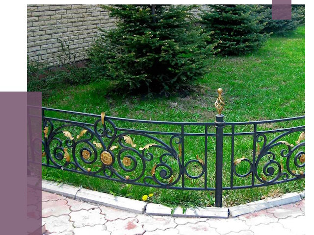 Кованые газонные ограждения в Минеральных Воде от 7717 руб. — ПРОЛЁТ-Мнр