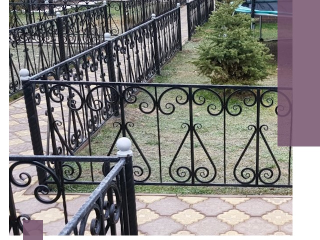Кованые газонные ограждения под ключ в Минеральных Воде