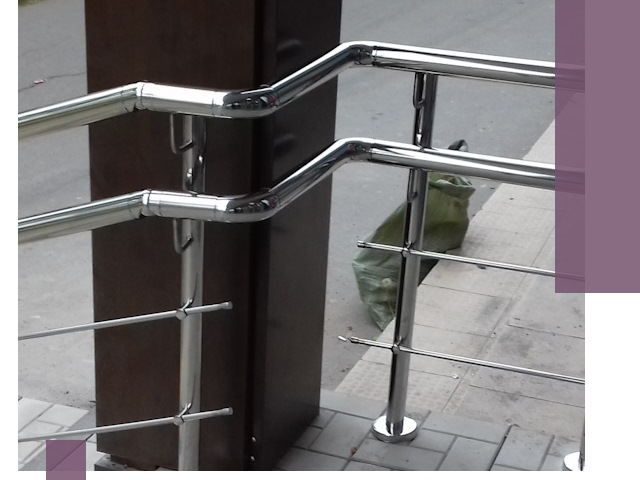 Монтаж поручней из нержавеющей стали в Минеральных Воде качественно и быстро